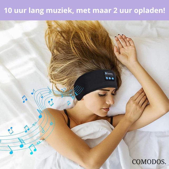 Slaapkoptelefoon en oogmasker set, draadloos, met zachte stof voor optimaal comfort