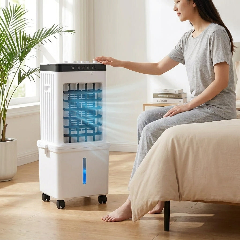 Veelzijdige 3-in-1 draagbare airconditioner: krachtige koeling, efficiënte ontvochtiger en ventilator. Mobiele airco.