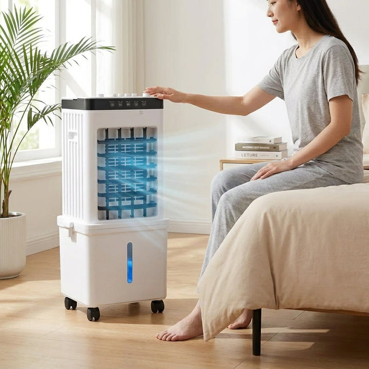 Veelzijdige 3-in-1 draagbare airconditioner: krachtige koeling, efficiënte ontvochtiger en ventilator. Mobiele airco.