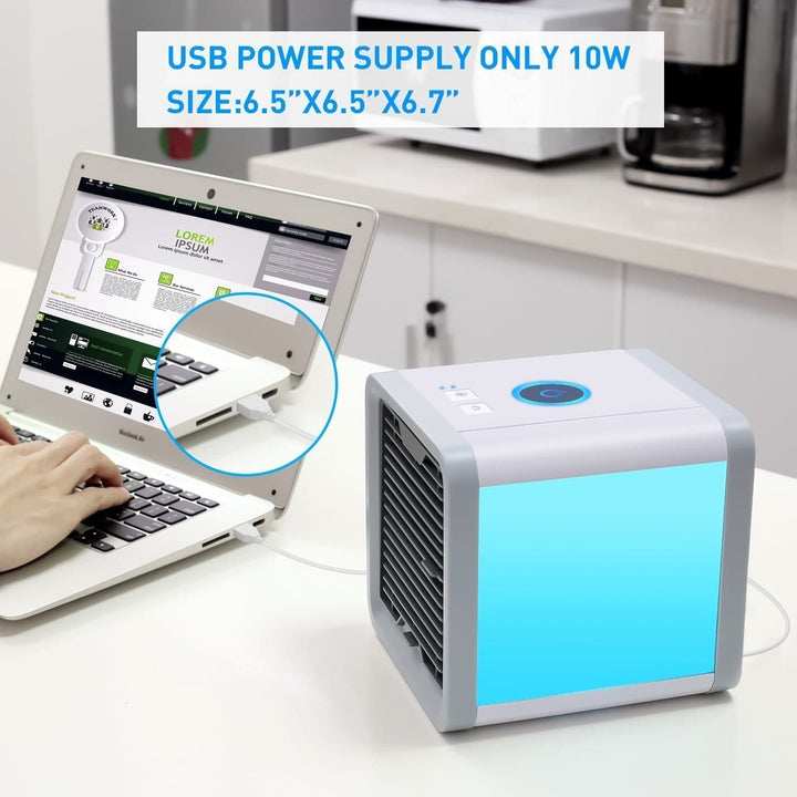Verbeter je binnenklimaat met deze 3-in-1 mobiele airco: koeling, bevochtiging en luchtreiniging.