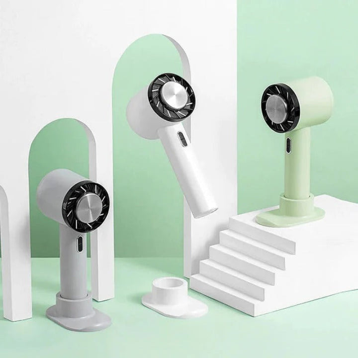 Mini USB oplaadbare ventilator, perfecte persoonlijke luchtkoeler voor kleine ruimtes en onderweg.