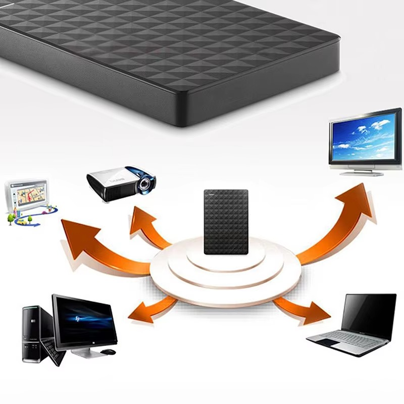 Strakke compacte 2TB USB 3.0 externe harde schijf, perfect voor snelle, draagbare gegevensopslag.