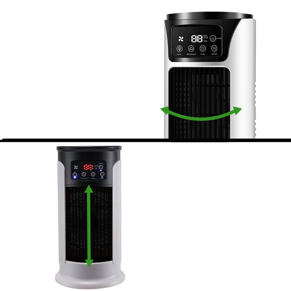 Slanke draagbare torenventilator voor efficiënte en stille koeling; ideaal voor elke binnenruimte en huis comfort.