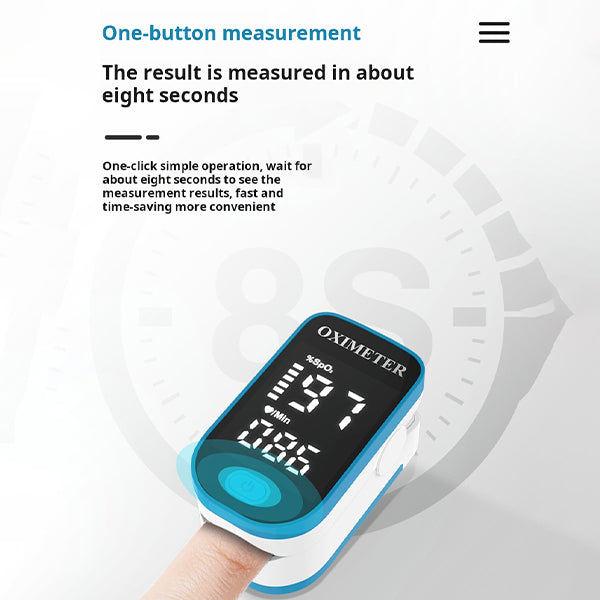 Nauwkeurige SpO2 monitor, essentieel voor sporters & mensen met ademhalingsproblemen.