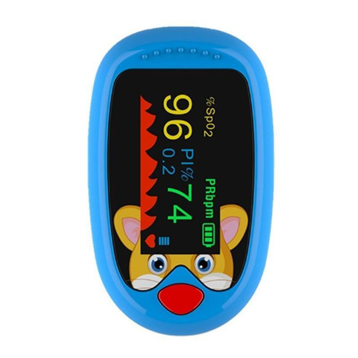 Handige SpO2 monitor voor actieve levensstijl, meet zuurstof & pols frequentie.