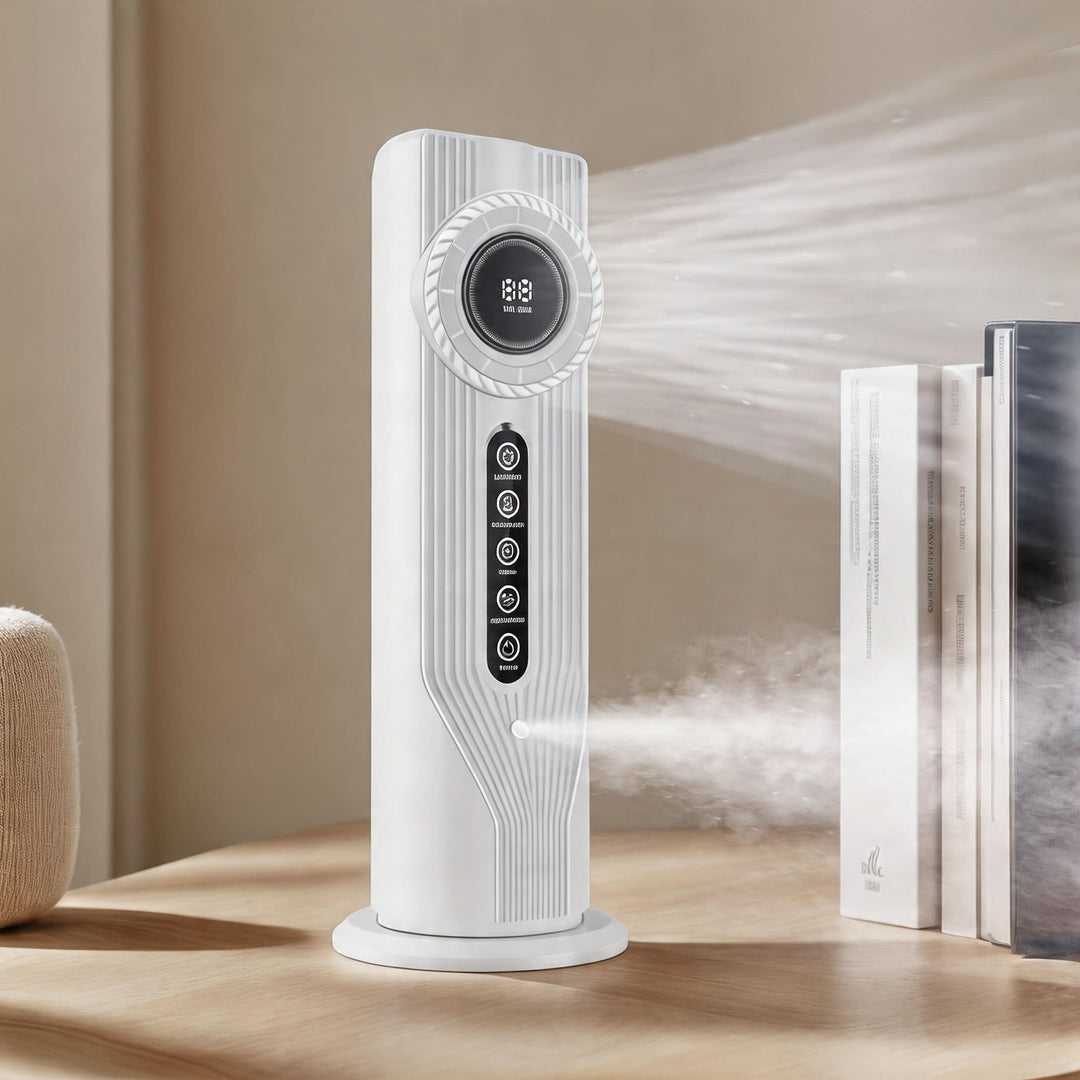 Geniet van snelle, stille koeling met deze draagbare USB ventilator; perfecte zomerse verfrissing.