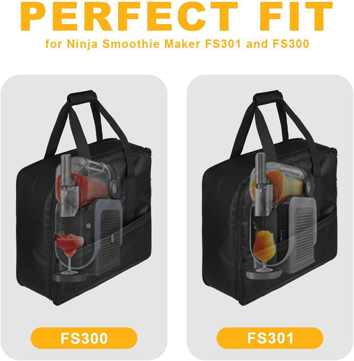 Compacte draagtas voor vriesdrankmaker; Veylora opbergtas met handvat voor gemakkelijk meenemen.