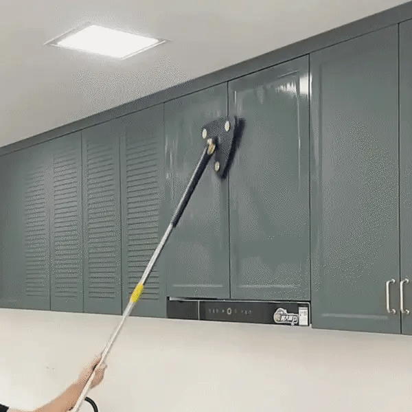 Ergonomisch handvat van de telescopische steel van de draaimop voor comfortabel gebruik.