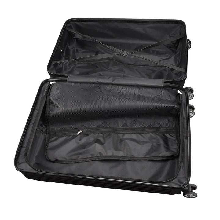 Moderne Zurich Explorer kofferset van 3 hardschaal koffers, perfecte bagage voor korte en lange reizen.