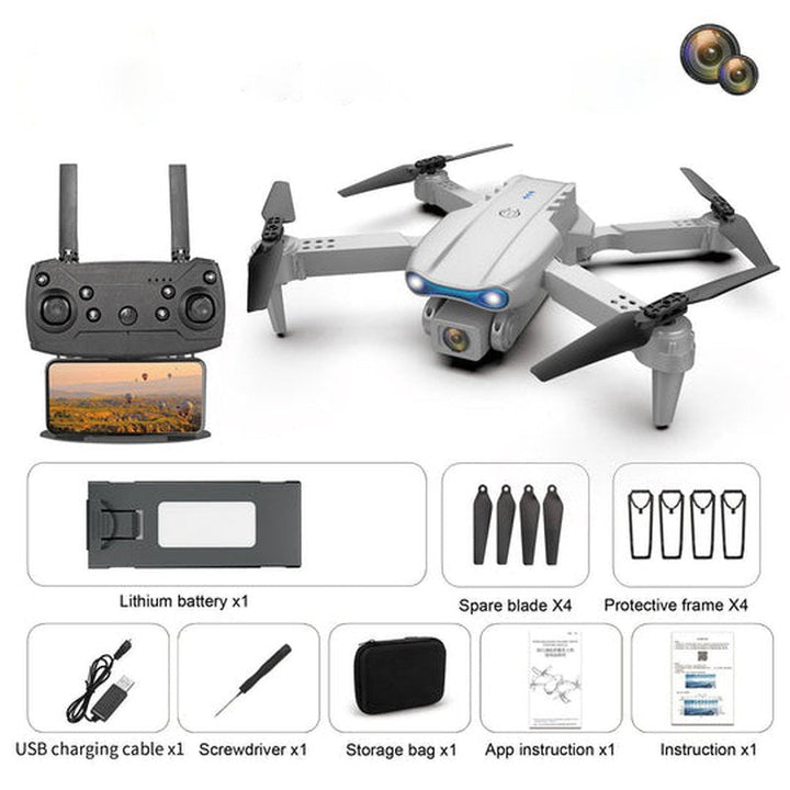 Drone met 4K UHD video, lange vliegtijd en obstakeldetectie voor beginners en pro's.