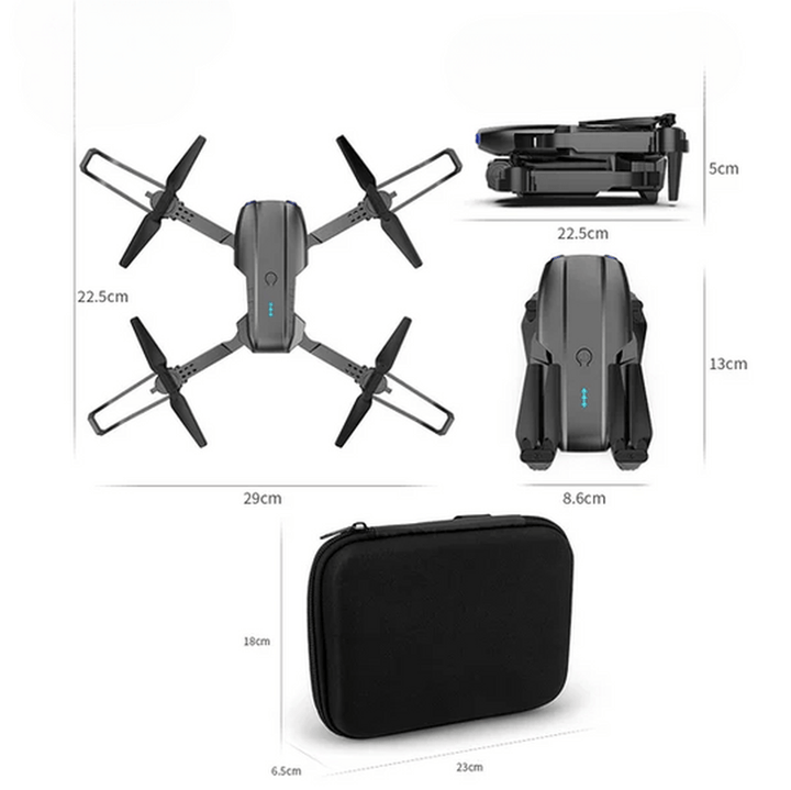 De 4K UHD-camera drone in actie, met lange vliegtijd en intelligente obstakeldetectie.