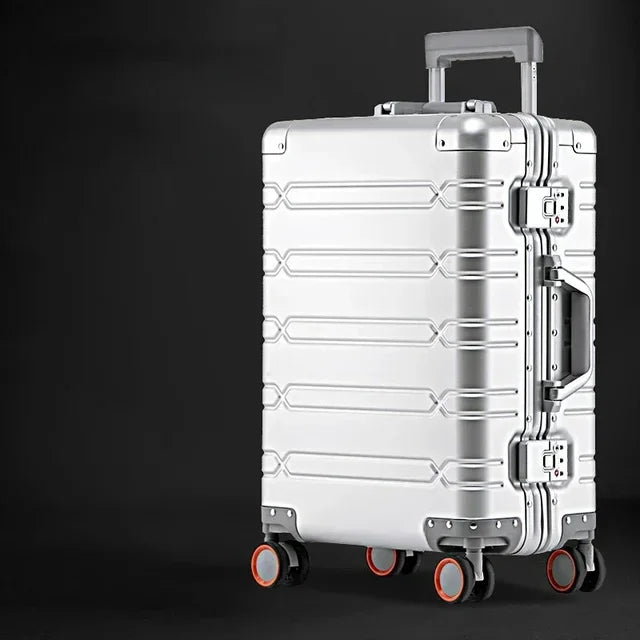 Professionele aluminium-magnesium koffer, uitermate geschikt voor zakelijke reizen en frequent gebruik.