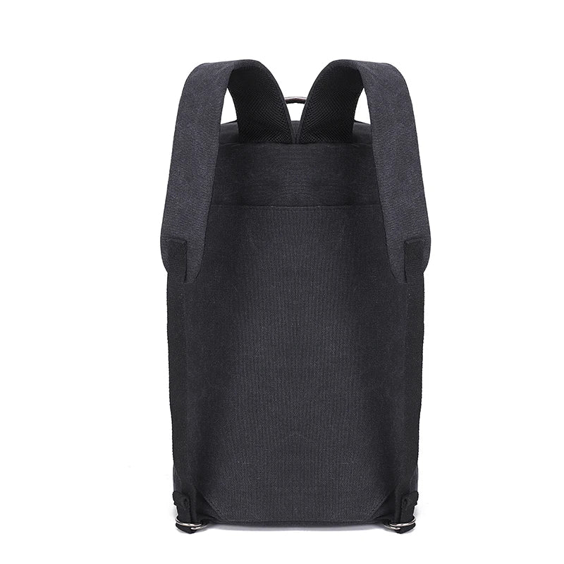 Praktische unisex canvas reisrugzak, biedt veel ruimte voor bagage, reizen en outdoor benodigdheden.