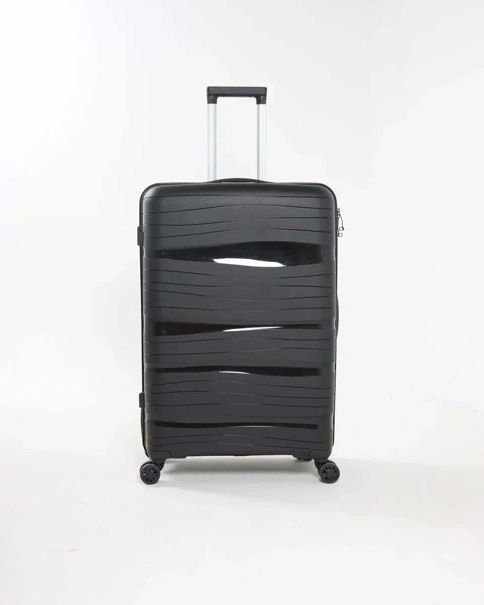 Praktische harde reiskoffer Oslo, functionele bagage met verstelbare trekstang voor gemakkelijk reizen.