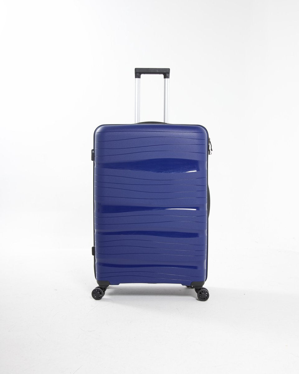 Lichtgewicht en robuuste harde reiskoffer Oslo van PP materiaal voor zorgeloos reizen.