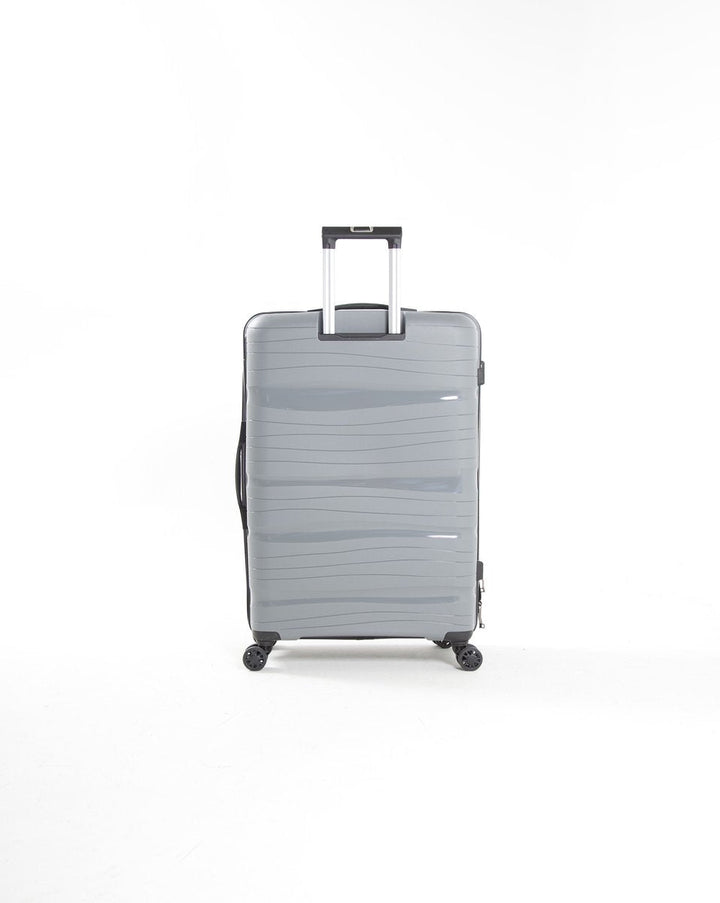 Wendbare reiskoffer Oslo met 360° zwenkwielen, ideale harde bagage voor comfortabel transport.