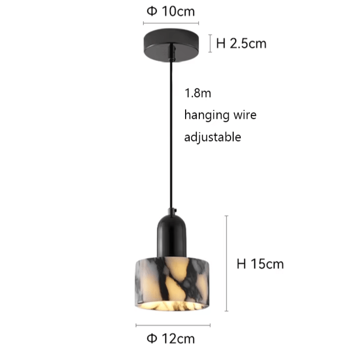 Hanglamp Marmer Look - Sfeervolle Verlichting
