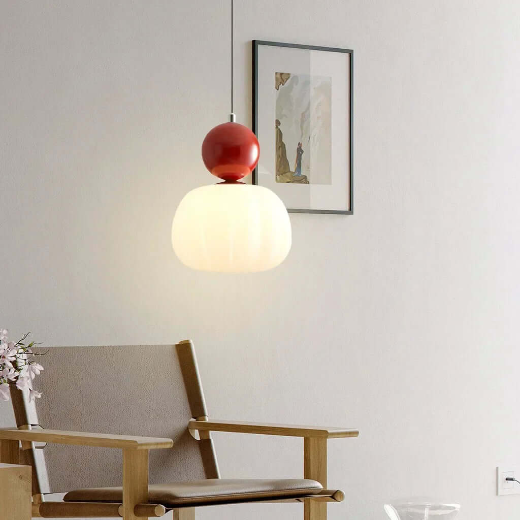 Art Deco Hanglamp - Crème Stijl