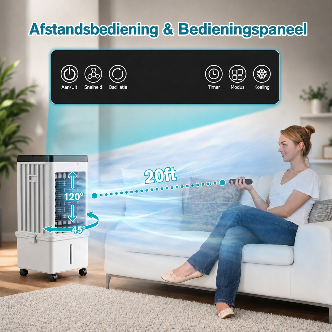 Draagbare Raamloze Airconditioner | Directe Koelte