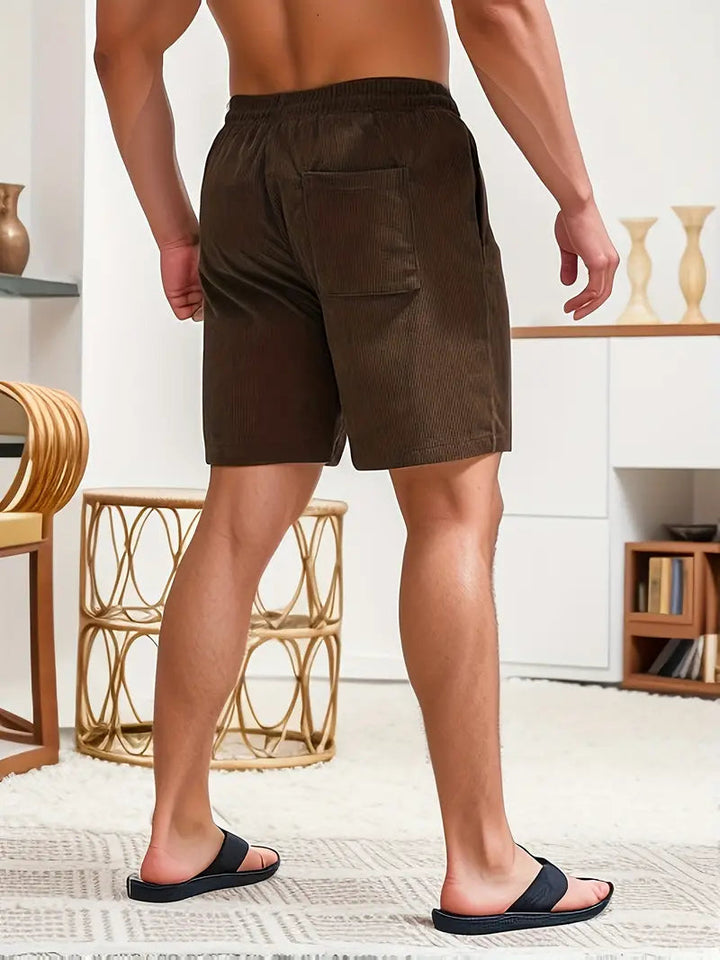 Gemakkelijke casual heren zwembroek, sneldrogend en comfortabel, voor ontspannen zomerdagen.