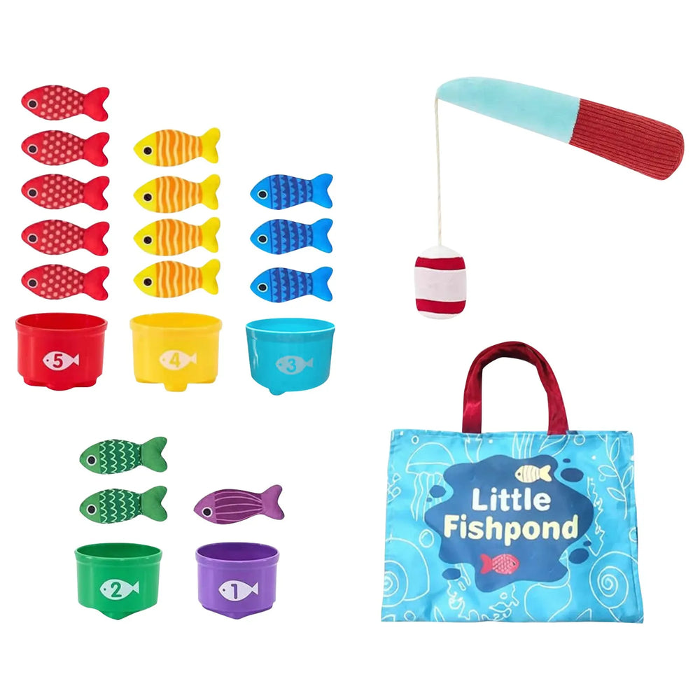 "Educatief magnetisch visspel met kleurrijke vissen en hengels; bevordert motoriek en creativiteit bij kinderen."