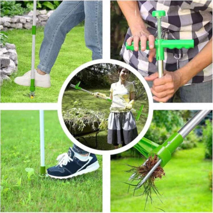 Wortelverwijderaar onkruidtrekker voor diepgeworteld onkruid. Zorgt voor duurzaam onkruidvrije tuin. Essentieel tuingereedschap.