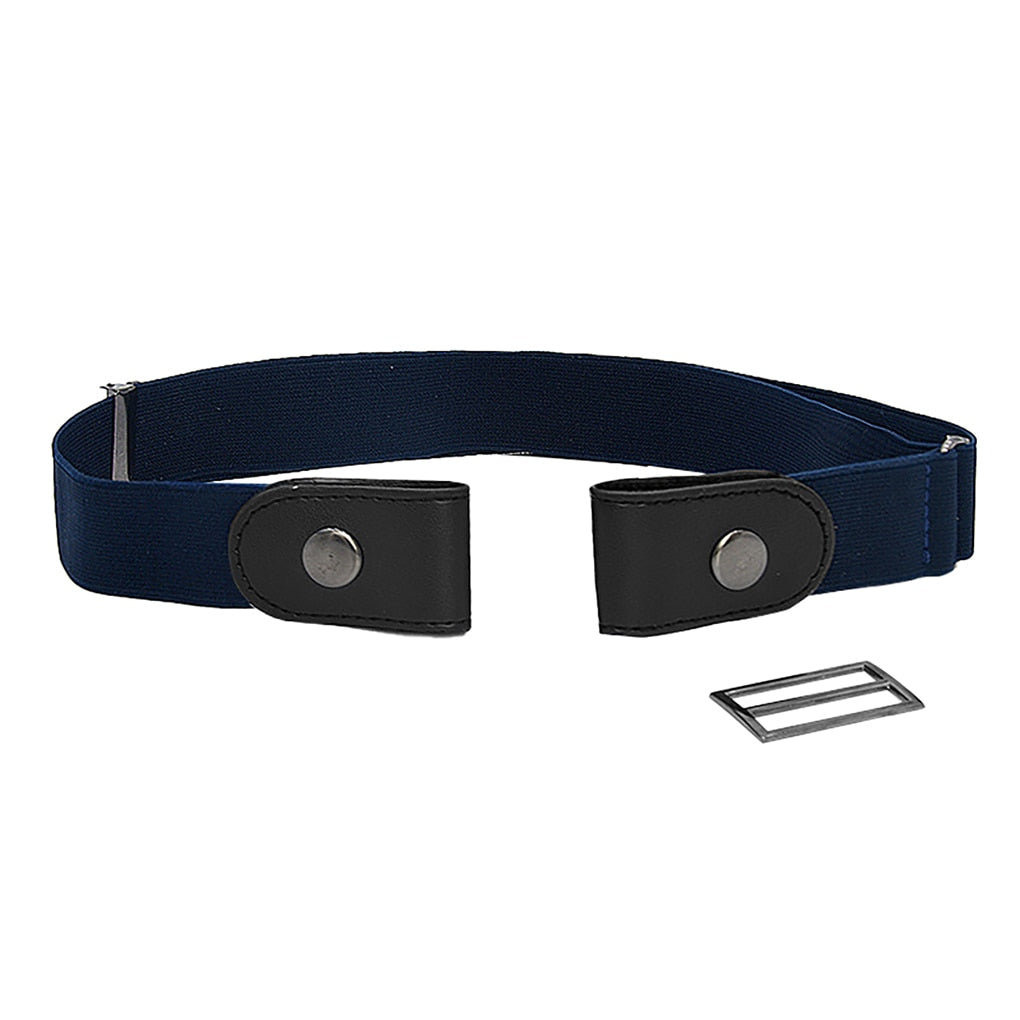 Elastische tailleband zonder gesp voor dames, comfortabel en minimalistisch ontwerp, ideaal voor alledaags gebruik.