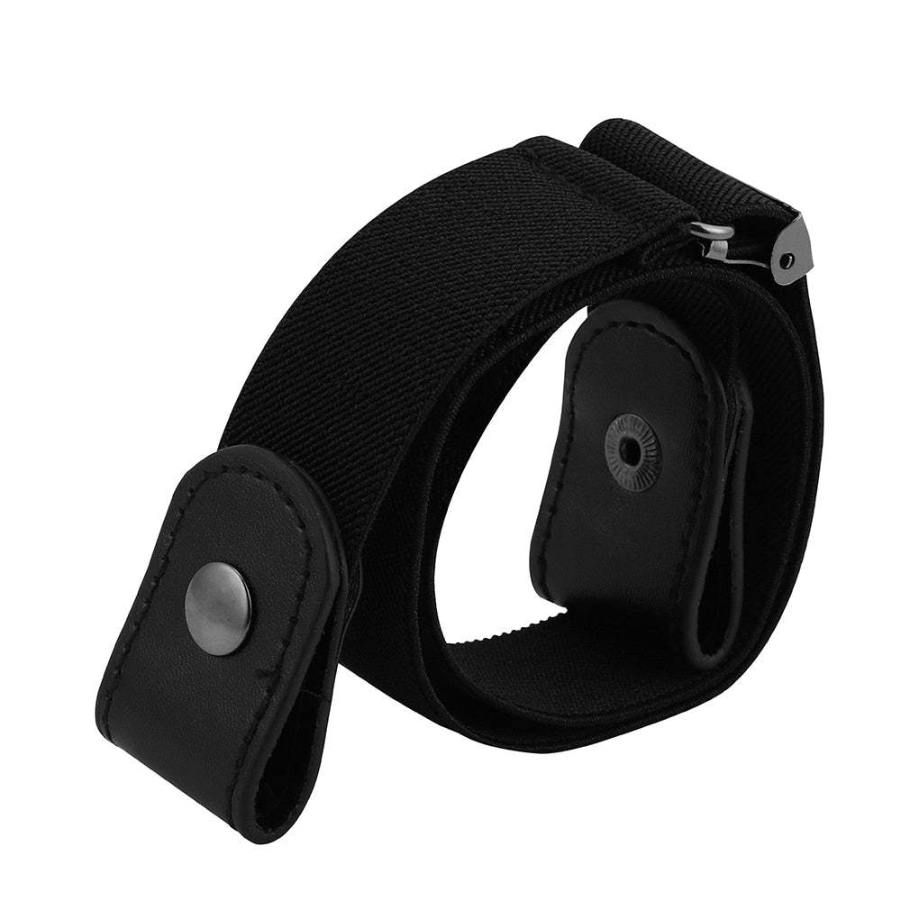 Elastische tailleband zonder gesp voor dames, comfortabel en minimalistisch ontwerp, ideaal voor alledaags gebruik.