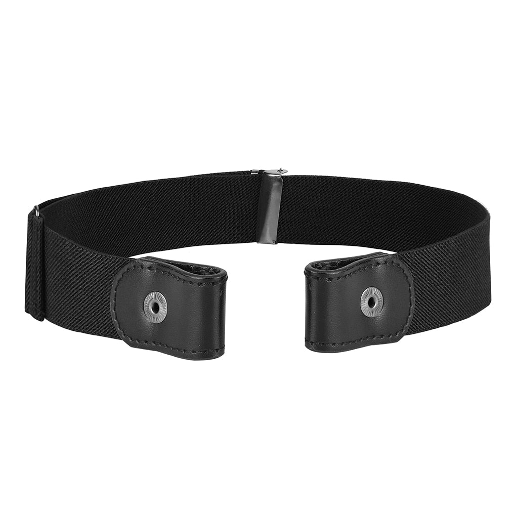 Elastische tailleband zonder gesp voor dames, comfortabel en minimalistisch ontwerp, ideaal voor alledaags gebruik.