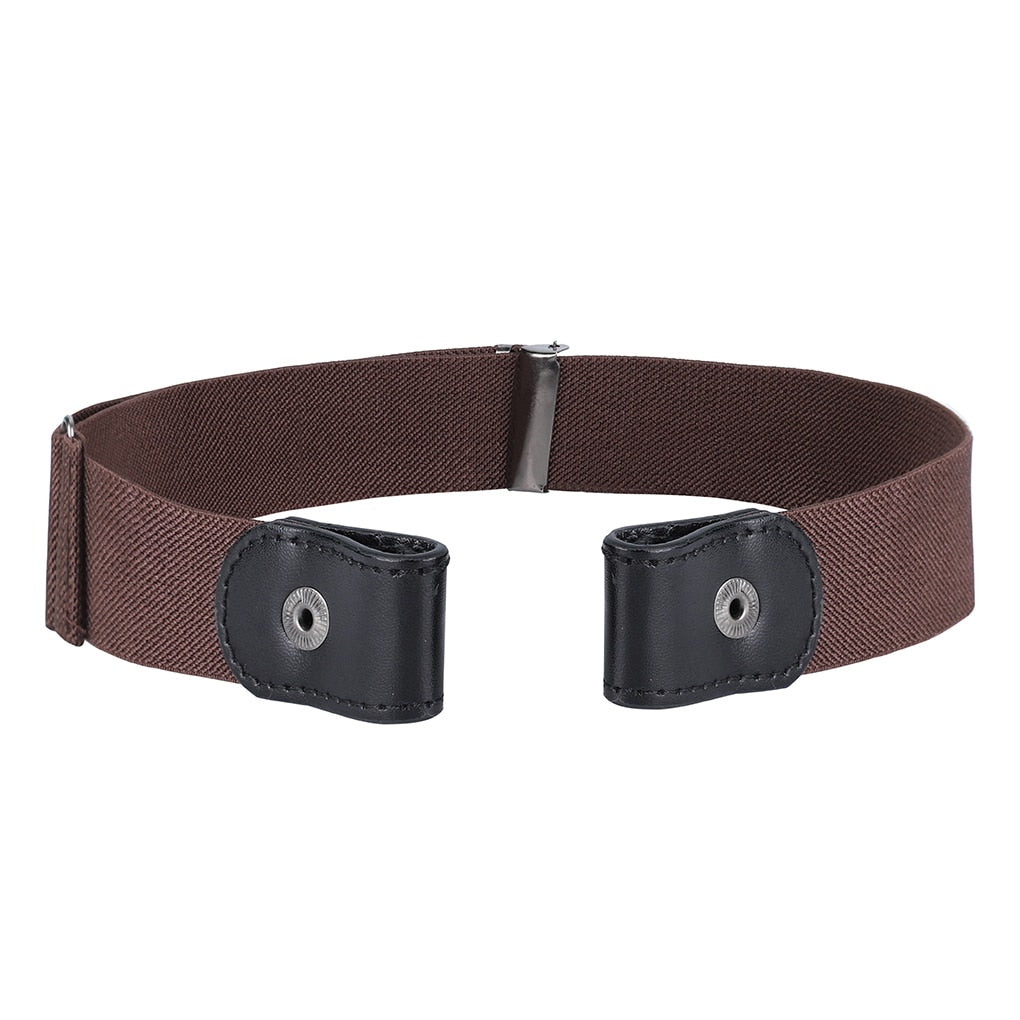 Elastische tailleband zonder gesp voor dames, comfortabel en minimalistisch ontwerp, ideaal voor alledaags gebruik.