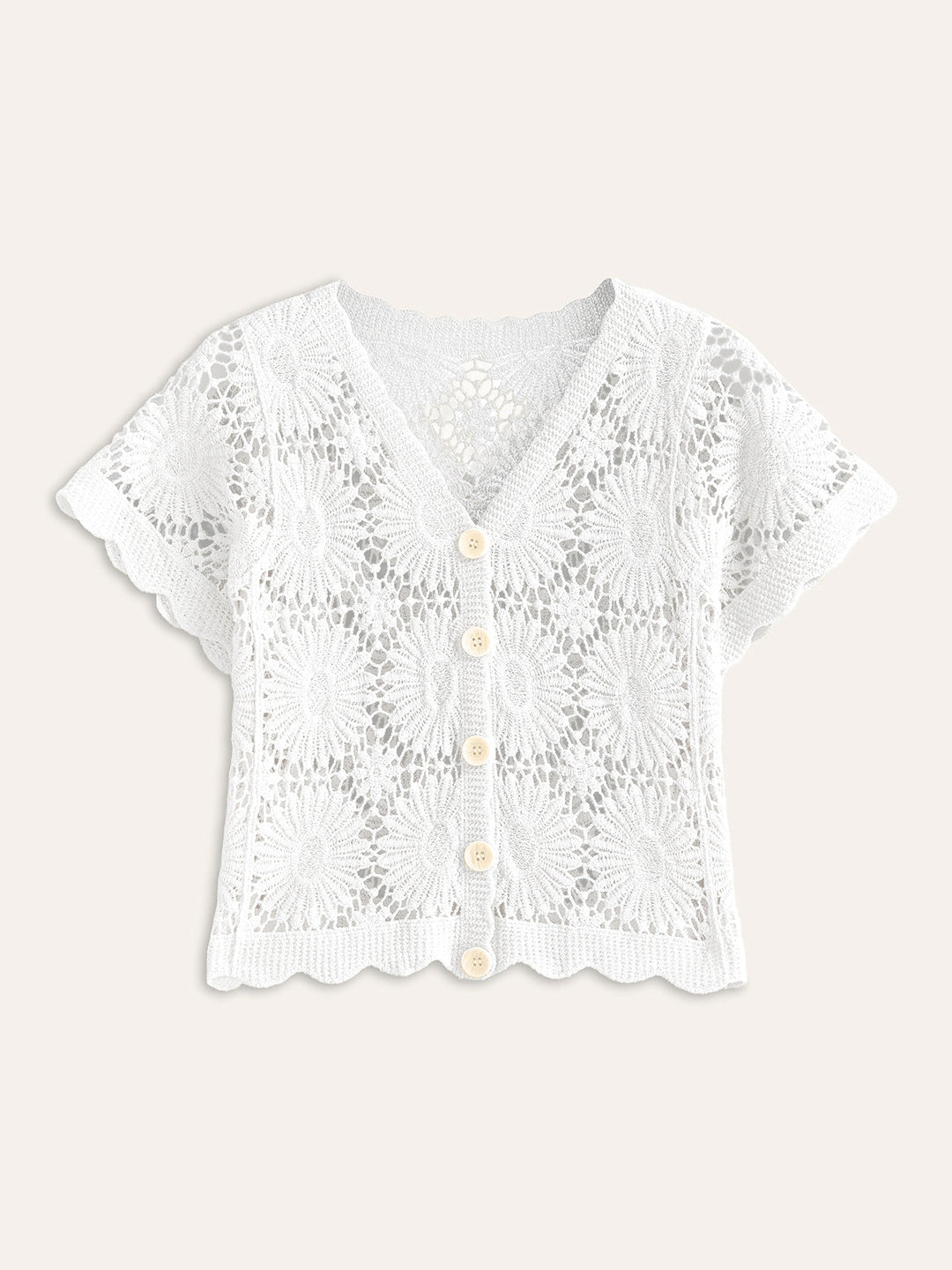 Chique damesvest met levendig bloemenpatroon en praktische knoopsluiting. Perfect voor casual outfits.