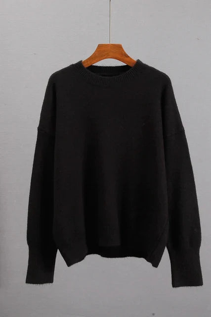 Bruine kasjmier damestrui, een must-have voor de herfst. Zachte en warme winterkleding.