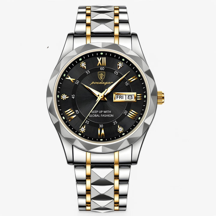 Modern en stijlvol herenhorloge met precisie uurwerk, een onmisbaar accessoire voor de modebewuste man.
