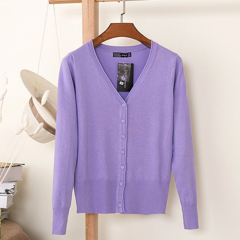 Zomers pastel cardigan voor dames, lichtgewicht met tijdloos design.