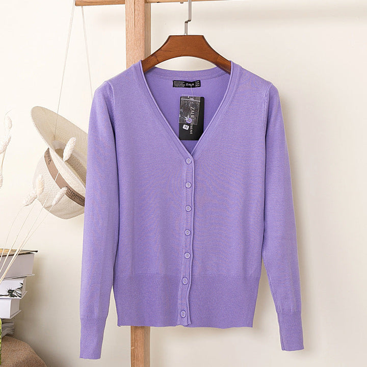 Zomers pastel cardigan voor dames, lichtgewicht met tijdloos design.