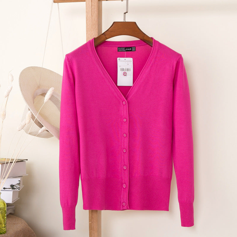 Casual pastel dames cardigan, perfect te combineren met diverse outfits.