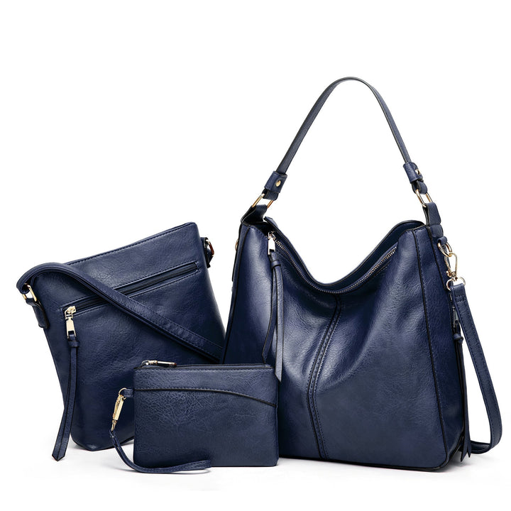 Elegante 3-delige handtas voor dames met luxe uitstraling, veelzijdig ontwerp en duurzame materialen, geschikt voor elke gele