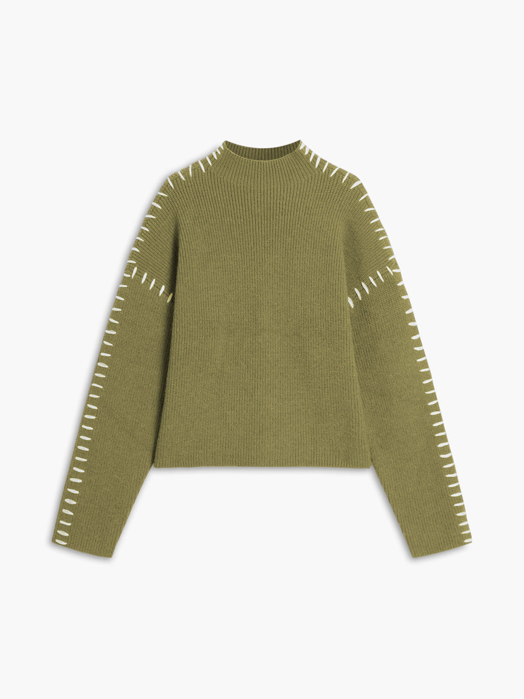 Zachte gebreide dames coltrui, een comfortabele longsleeve voor vrouwenmode.