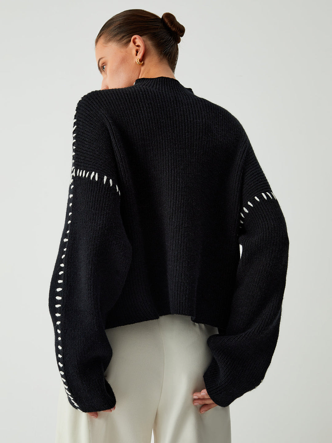 Warme en comfortabele dames coltrui, perfect voor koude dagen. Elegante winterkleding.