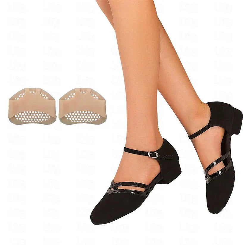 Elegante dames dansschoenen met open teen en verstelbare band, lichtgewicht en ademend voor comfort en stijl.