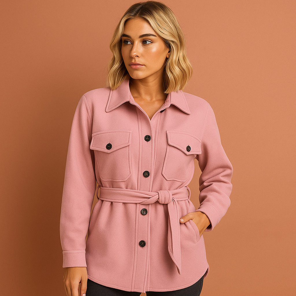Deze elegante dames herfstjas combineert stijlvol design met comfort, perfect voor alle herfstgelegenheden.