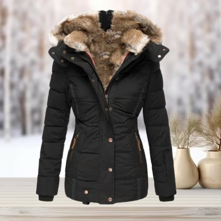 Stijlvolle puffer winterjas voor dames. Trendy mode kleding, warm en comfortabel met elegante uitstraling.