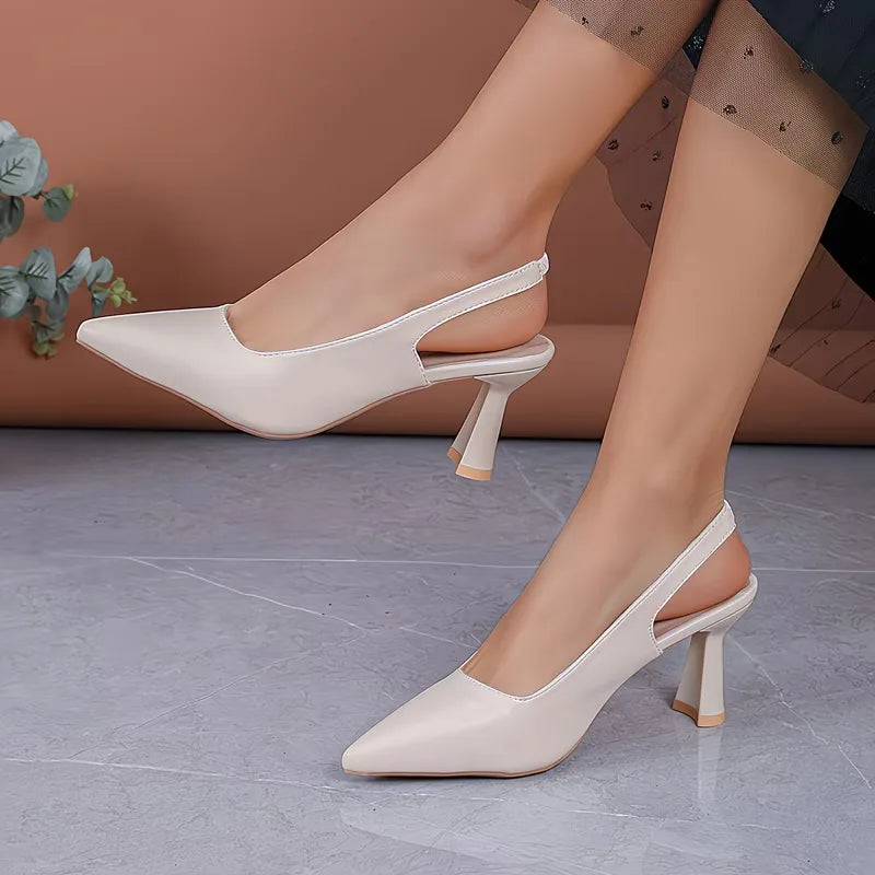 Elegante dames stiletto mules met puntneus voor feestgelegenheden of een zomerse, chique stijl.