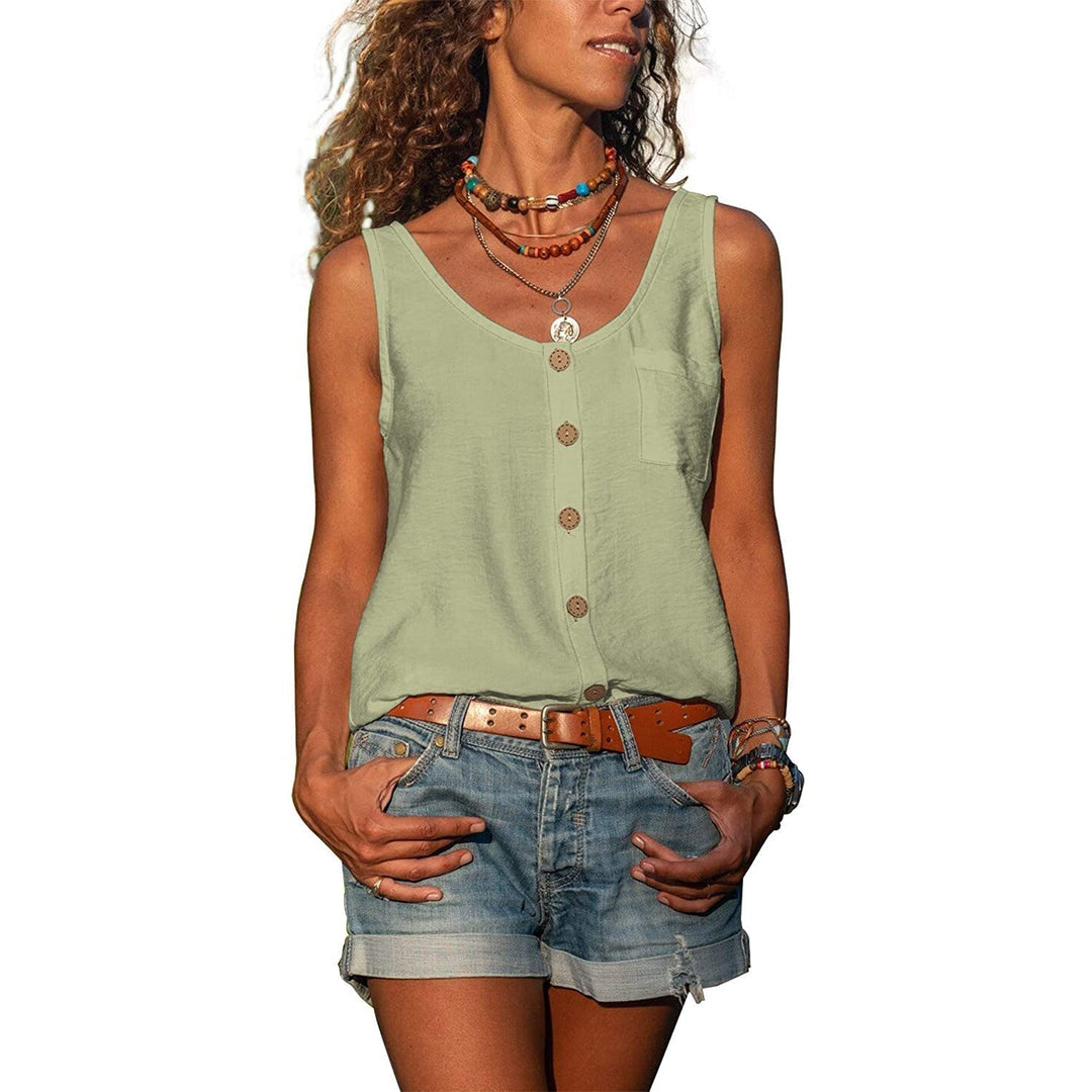 Zomerse damestop in elegante ibizastijl. Comfortabele tanktop voor festivals & casual.