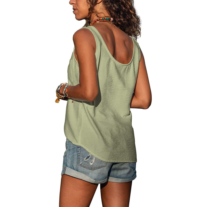 Trendy damesmode: elegante tanktop. Perfecte zomerkleding, festivaloutfit & veelzijdig.