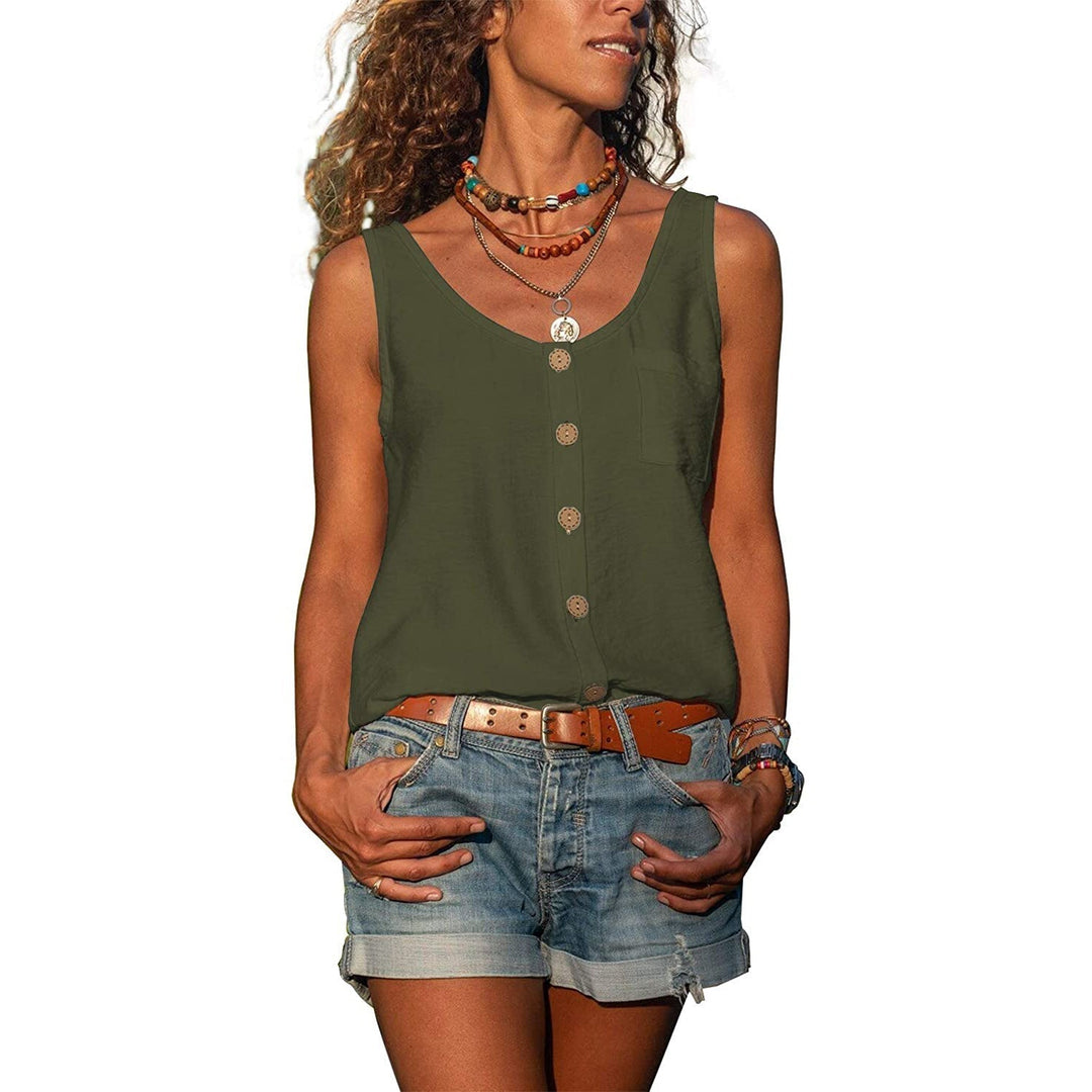 Veelzijdige dames tanktop, ideaal voor zomerkleding & festivals. Elegante casual top.