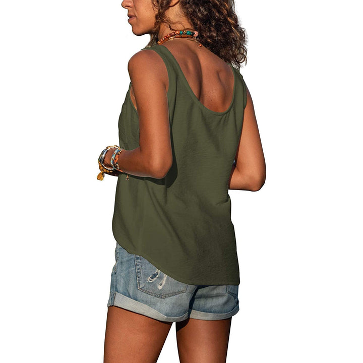 Elegante dames tanktop. Stijlvolle zomerkleding, perfect voor festivals en damesmode.