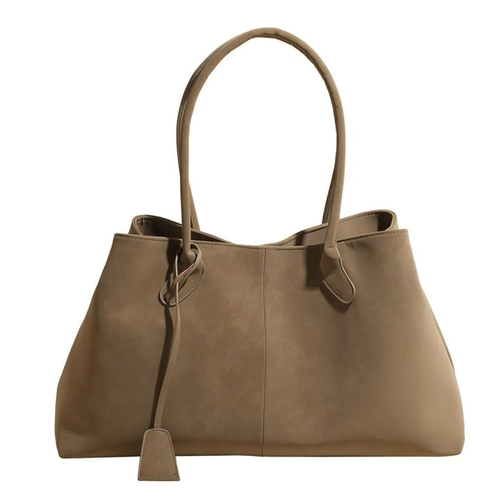 Elegante dames tote schoudertas van faux leer, ruim en stijlvol voor dagelijks gebruik of werk.