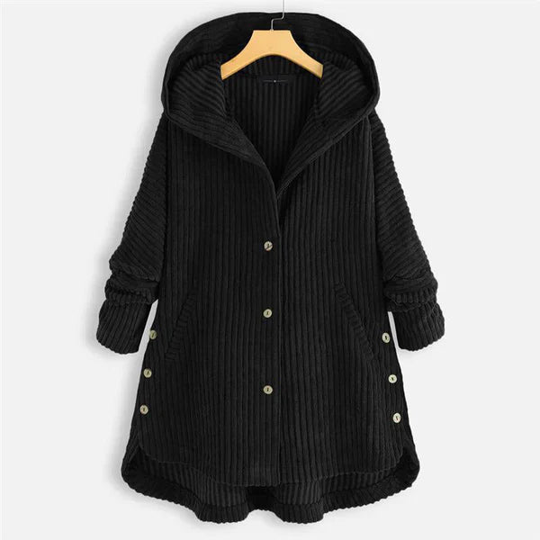 Elegante dames winterjas, warm en stijlvol, ideaal voor koude winterdagen.