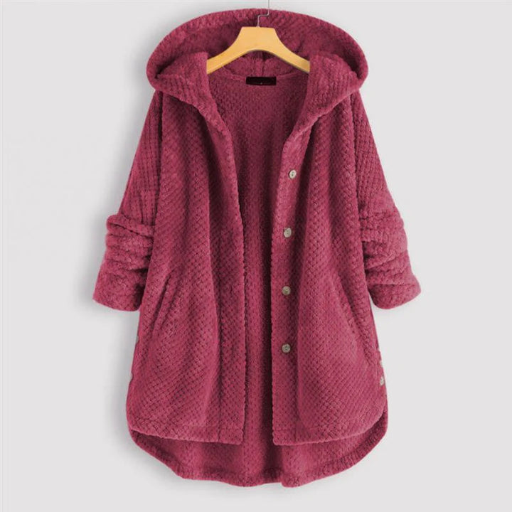 Chique damesjas met een modieuze snit, houdt je warm en elegant tijdens de winter.